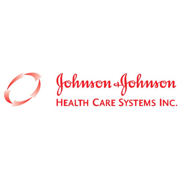 Johnson & Johnson Health Care Systems Inc. logo in red.